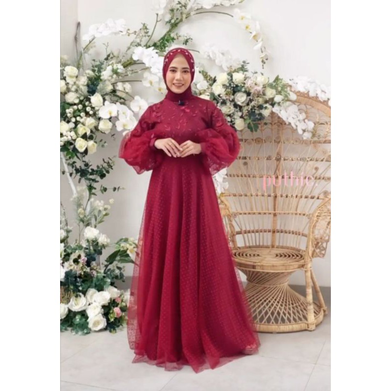 GAMIS BROKAT RAYA SERIES GAMIS BROKAT KONDANGAN GAMIS BROKAT RAMADAN