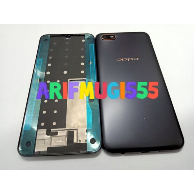 Kesing Casing Housing Fullset Frame Tulang Tengah Lcd+Backdoor Oppo A1K Original