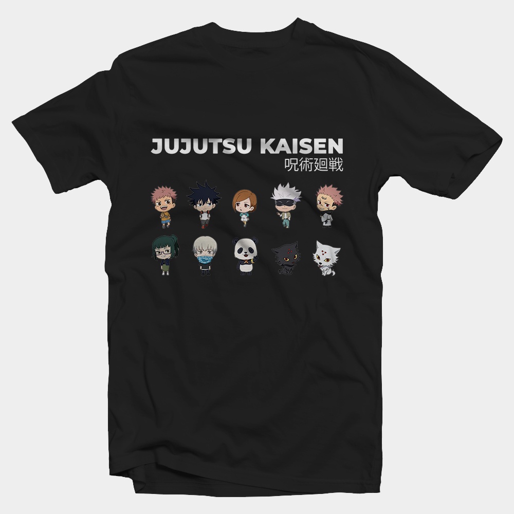 Kaos Film Jujutsu Kaisen Chibi / Kaos Anime Jujutsu Kaisen