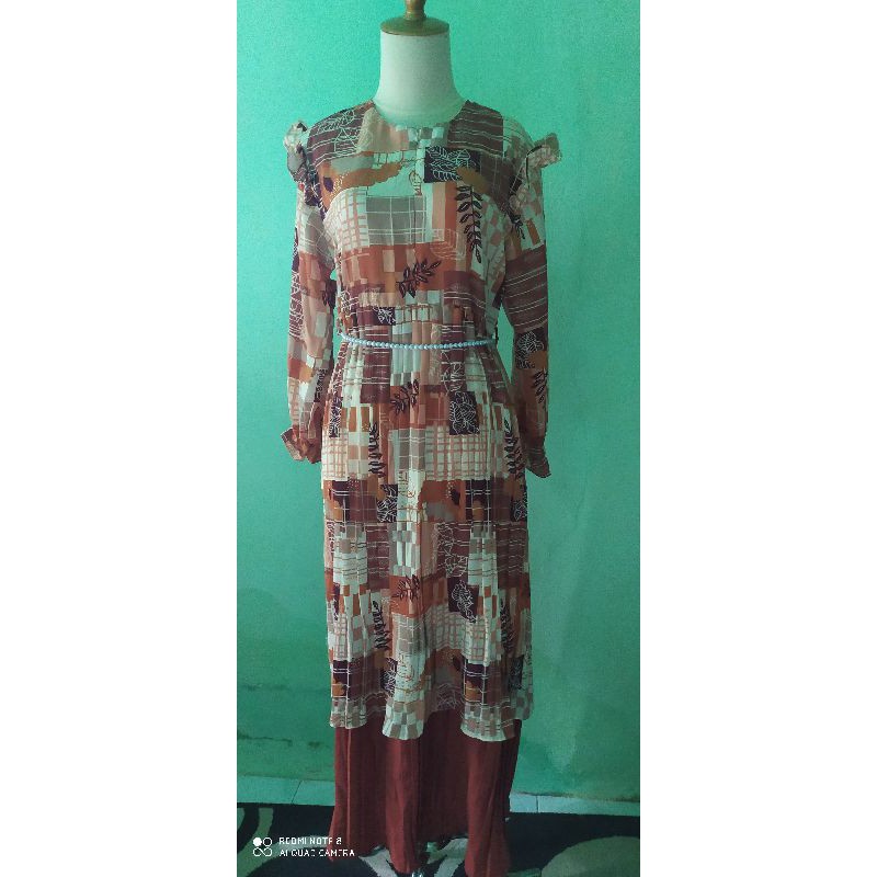 Gamis Plisket Bangkok