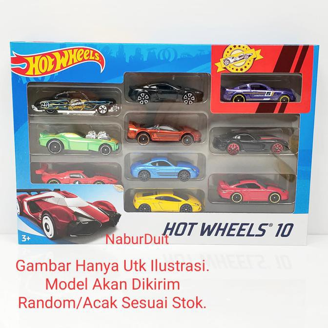 Hot Wheels 10 Basic Car Pack Isi 10 Original Mattel Hotwheels