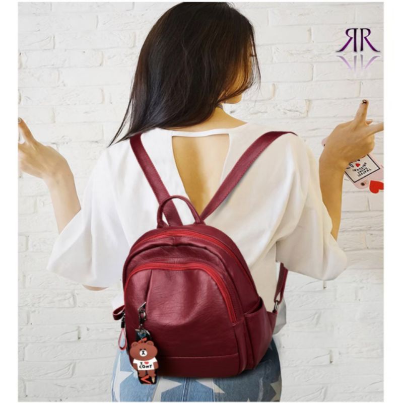 Tas Ransel Sedna Wanita Murah Kulit Tebal Original Import