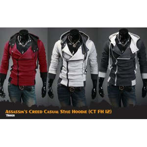 JAKET ANIME ASSASSIN'S CREED CASUAL HARAKIRI JACKET HOODIE (CT FH 12)
