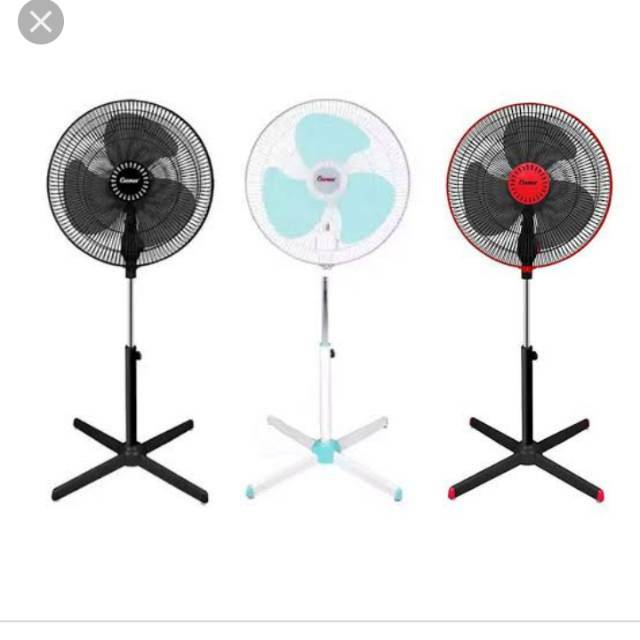 Cosmos Stand Fan 16XDC Hitam Kipas Angin Stand Fan Cosmos