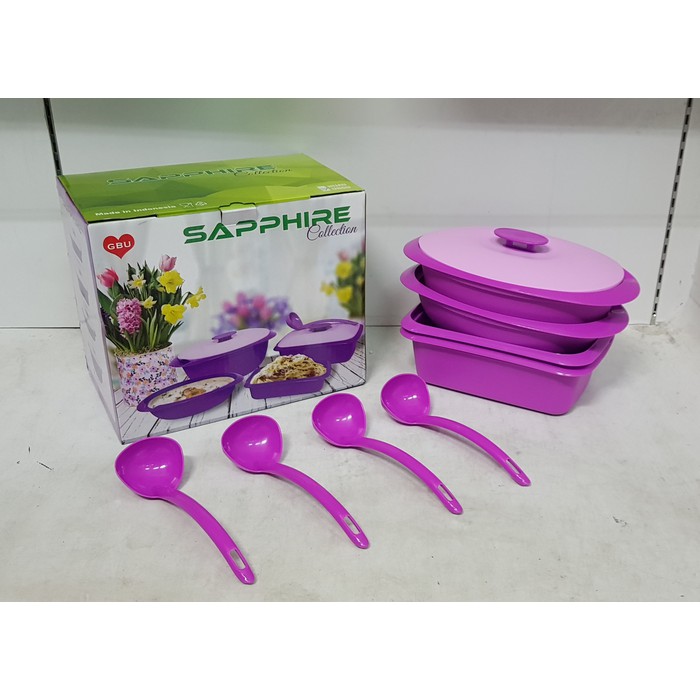 Sapphire Food Container - Wadah Saji Sayur