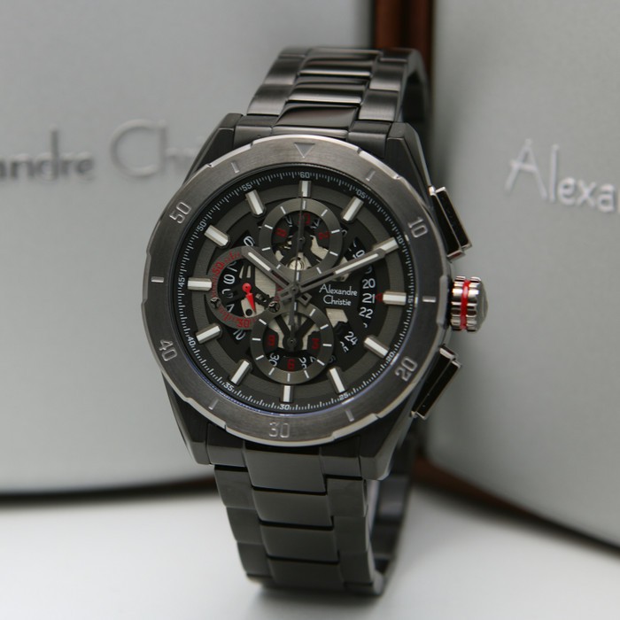 ORIGINAL Jam Tangan Pria Alexandre Christie AC 6560 / AC6560 Garansi Resmi 1 Tahun