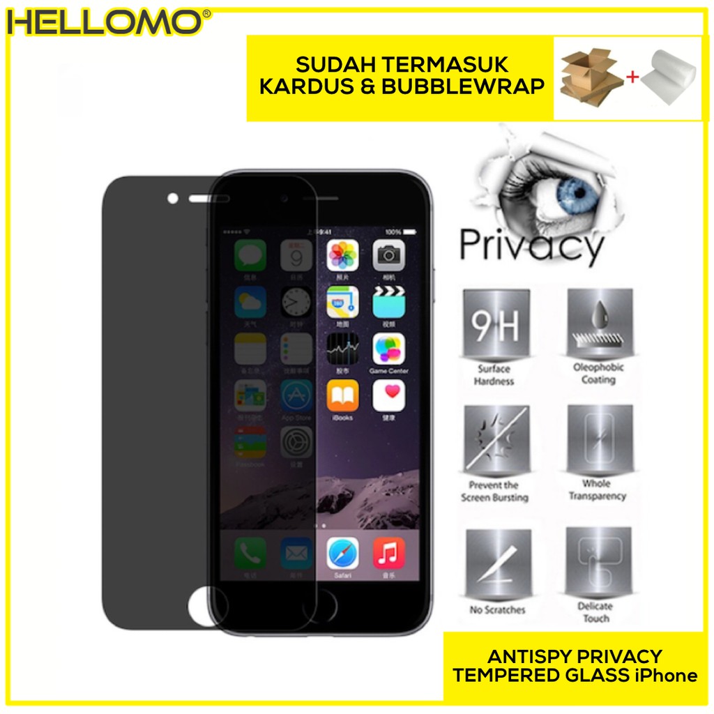 Anti Spy Privacy Glass Anti Gores iPhone 5 5C 6 6S 6S