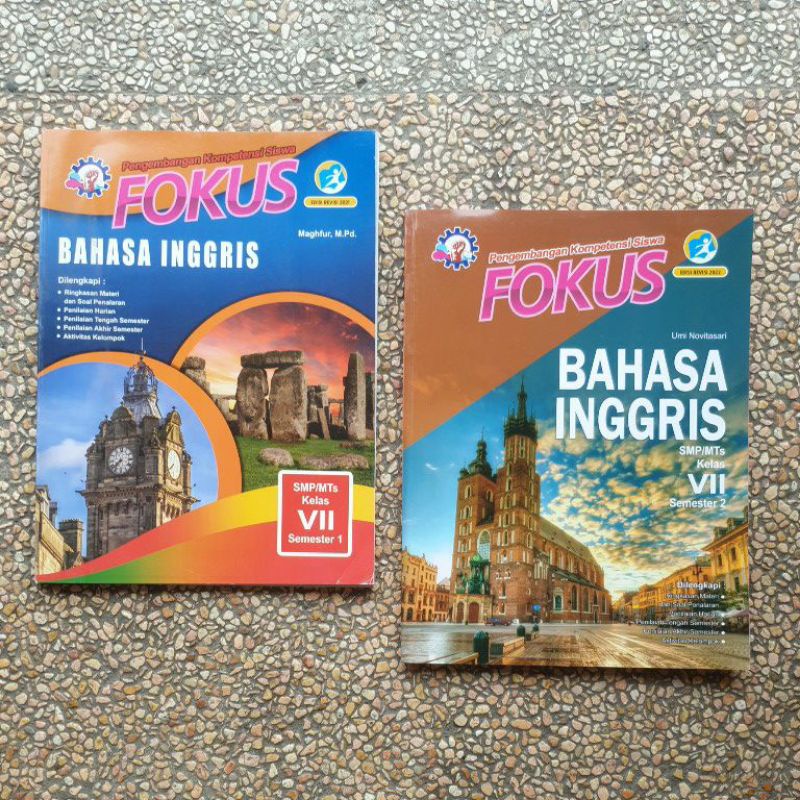 [ ORI ] Fokus Bahasa Inggris Smp Kelas 7 Semester 1 & 2 edisi revisi. Baru