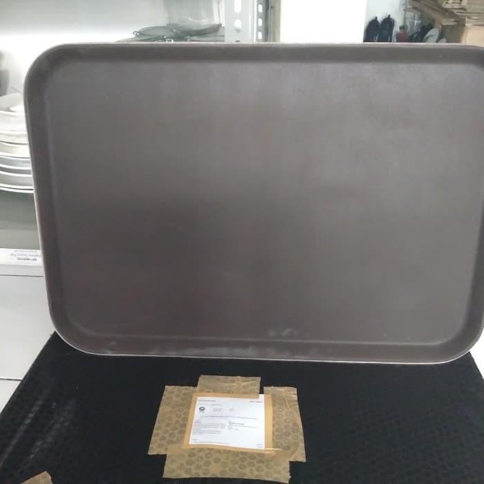 Nampan Tray / Nampan Anti Slip 65X45 Jumbo Coklat