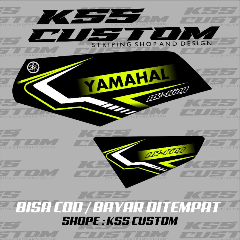 striping rx king variasi stabilo - striping rx king hitam keren