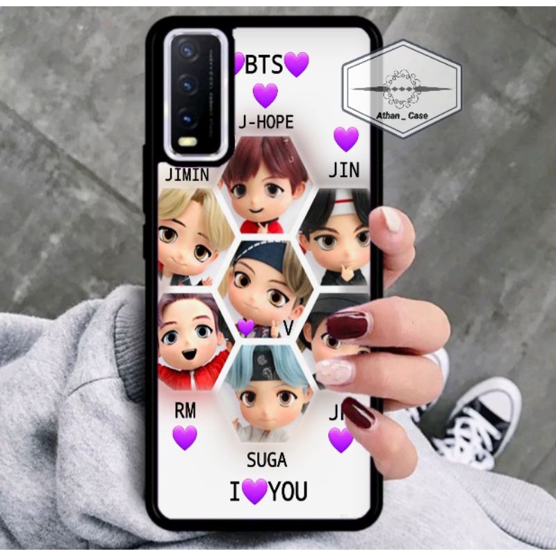 Athan Case Custom Vivo Y12s Y20 Y20s Y20i Fashion Aesthetic Animasi BTS series