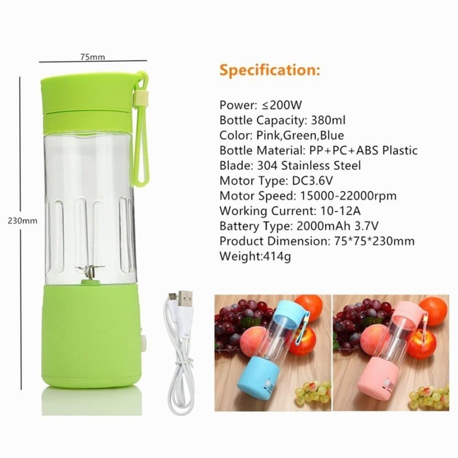 Big Power Fruit Juicer Praktis Dibawa Jalan