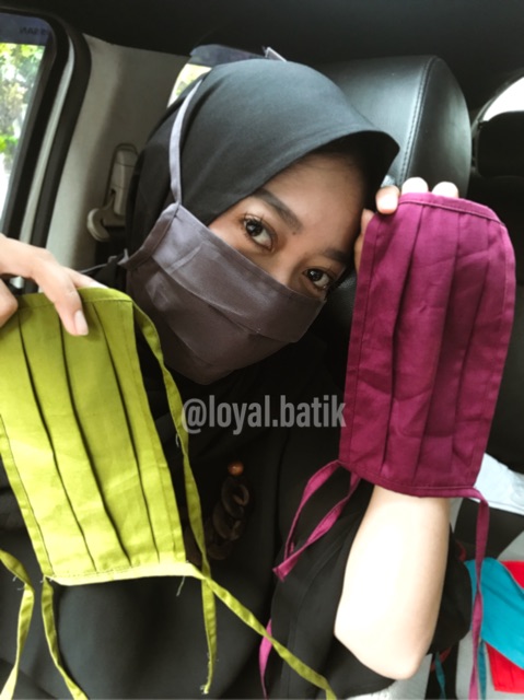 Loyal Masker Kain Headloop Earloop Pria Dan Wanita