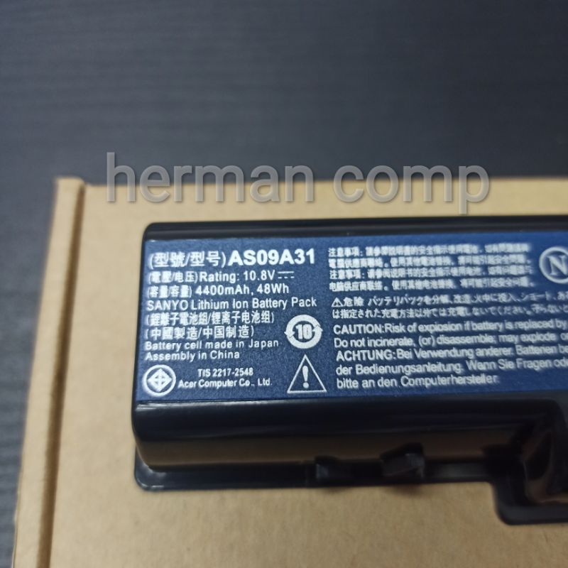 Original Baterai Acer eMachines D525 D725 D720 E525