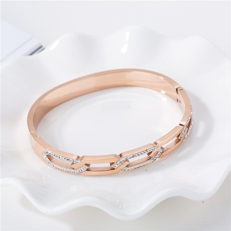 [NEW] Gelang Bracelet Wanita Aksesoris Titanium Korea Trend Masa Kini Cocok Hadiah GK086