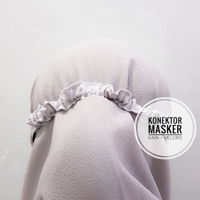 Konektor masker headloop I Tali masker kain premium