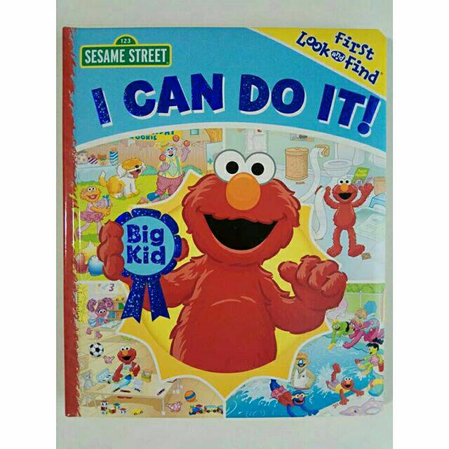 Board Book / Sesame Street / I CAN DO IT / Buku Impor / Import