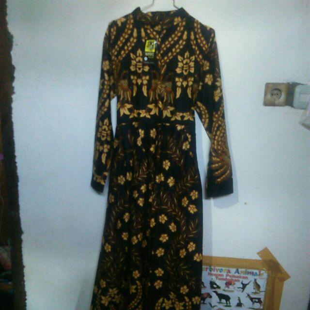 Baju Couple Batik Nayla Sarimbit Batik Gamis Busui Busui Jumbo Xxl Sogan Cendrawasih Merak Kembar
