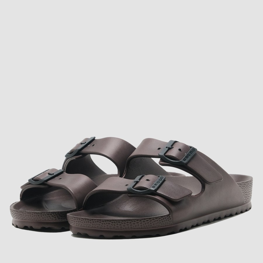 Sandal/Sendal Brodo Gioro [Olive/Dark Choco/Black]-3