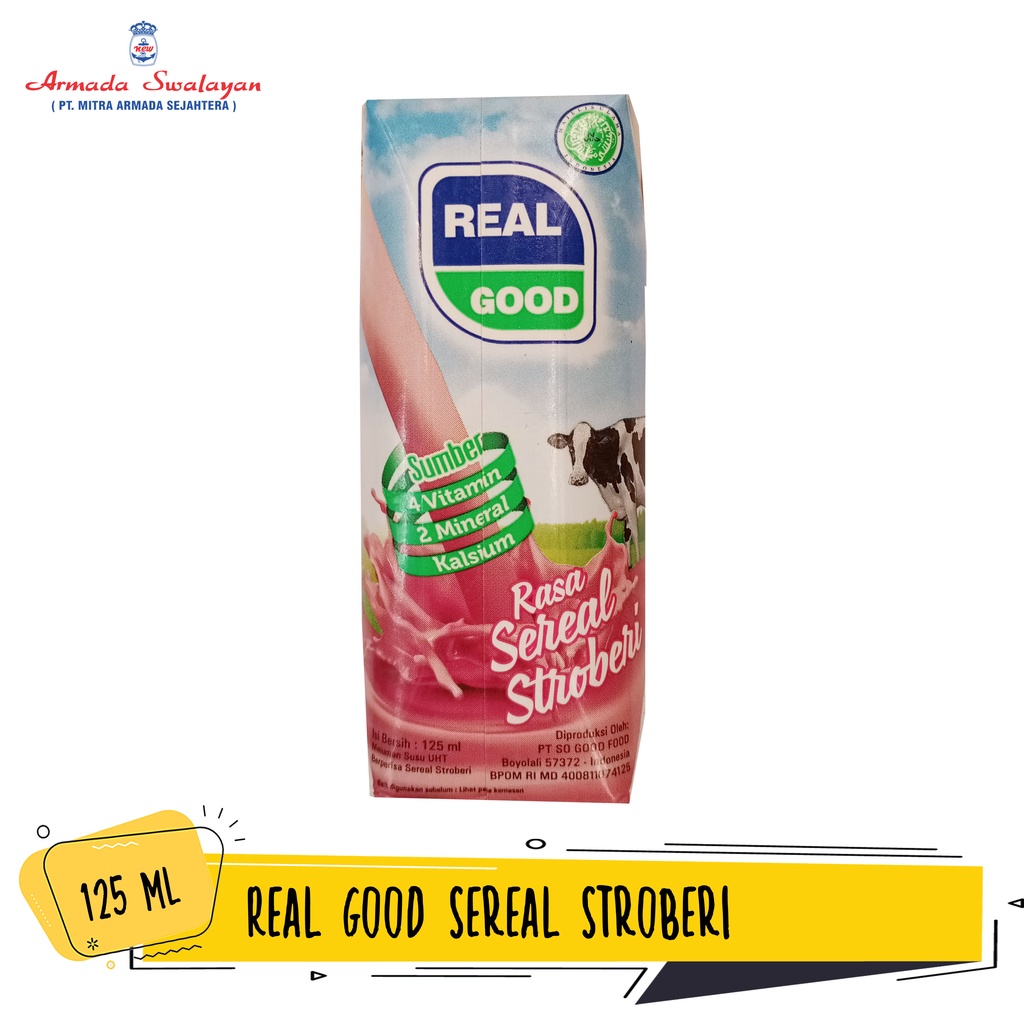 

Real Good Sereal Coklat | Real Good Sereal Stroberi