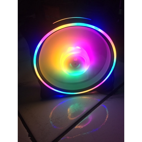 Fan Casing XBT GALAXY RGB Auto/ Fan Casing 12CM Double RING LED - Fan Case XB-117