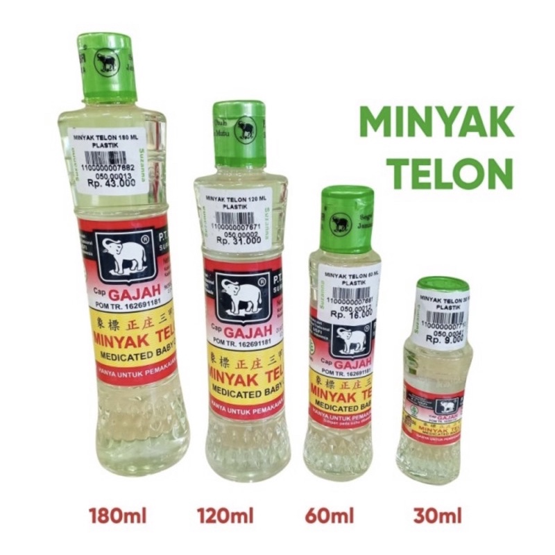 Minyak telon cap gajah 30 ml | 60 ml | 120 ml