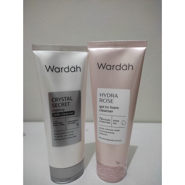 Wardah Hydra Rose/Crystal Secret Facial Foam 100ml