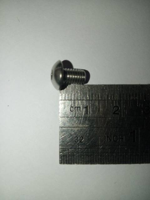 Button L M5 x 8 (0.8cm) stainless 304