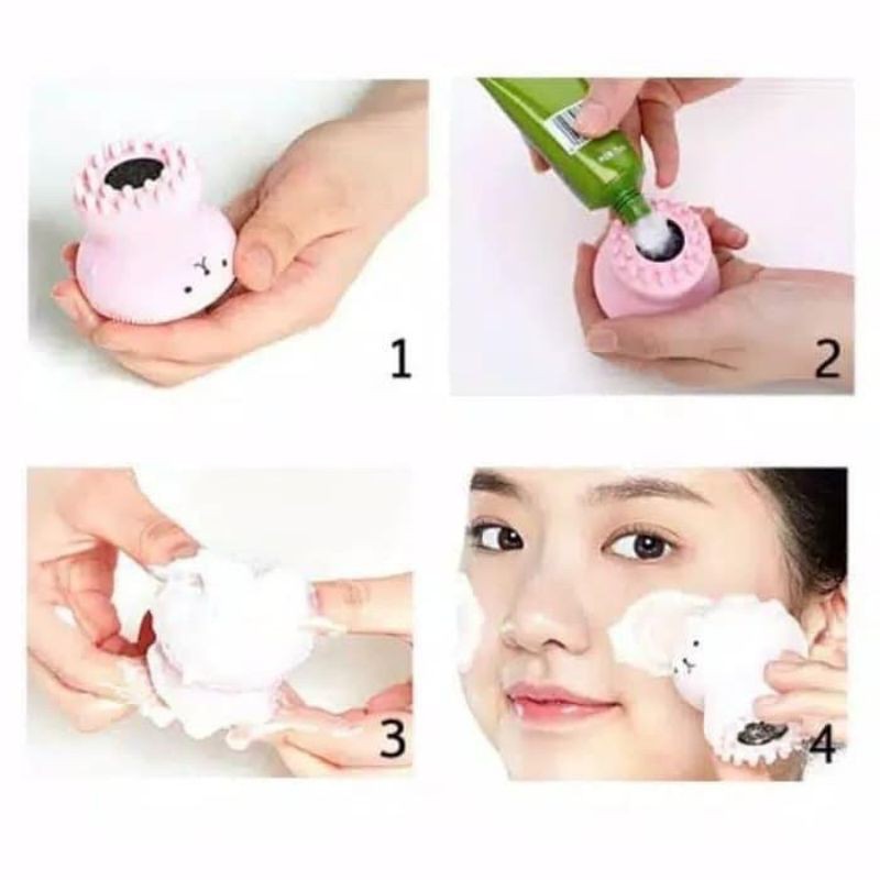 SIKAT GURITA BRUSH CLEANSING FACE MASSAGE MAKE UP FACIAL CLEAN SKINCARE TOOLS WANITA