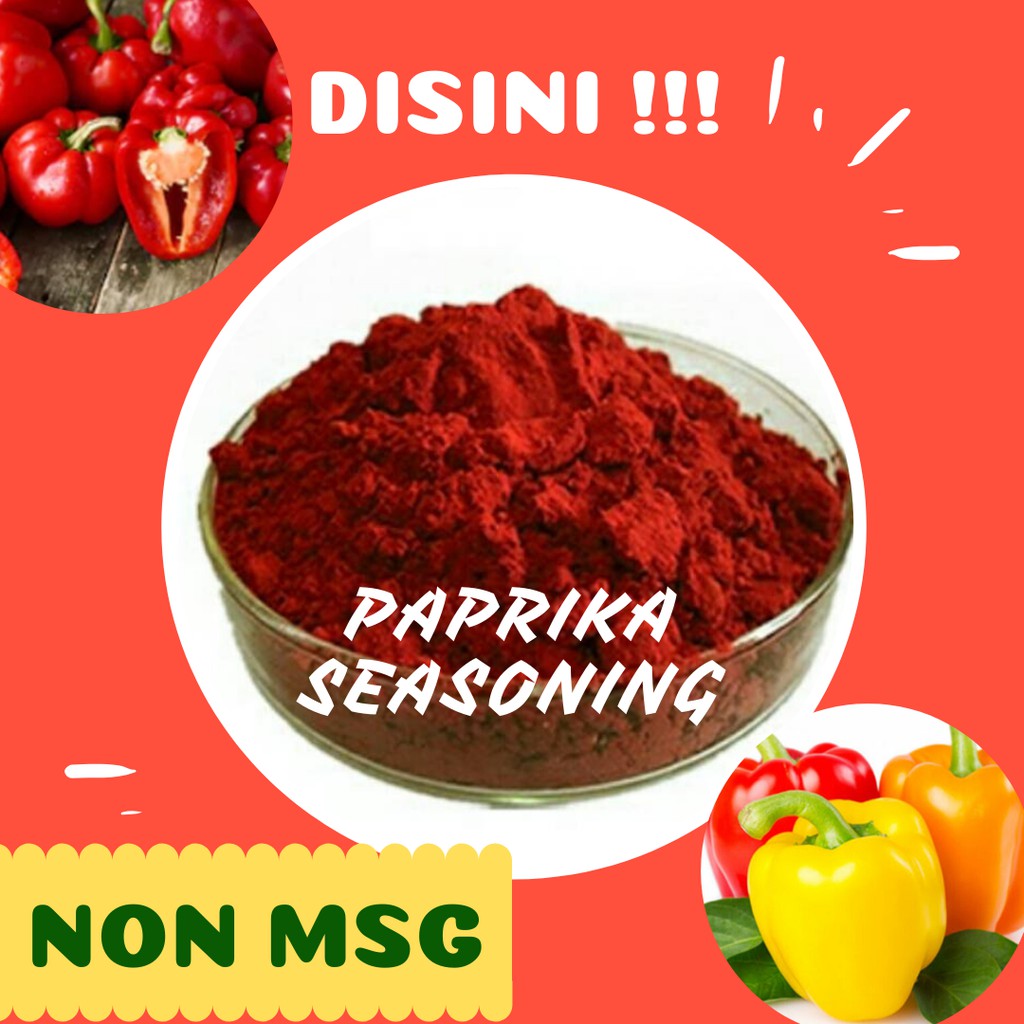 

Bumbu Tabur Premium Rasa Paprika Seasoning Non MSG 1 Kg Enak Halal Murah Tumis Sayuran