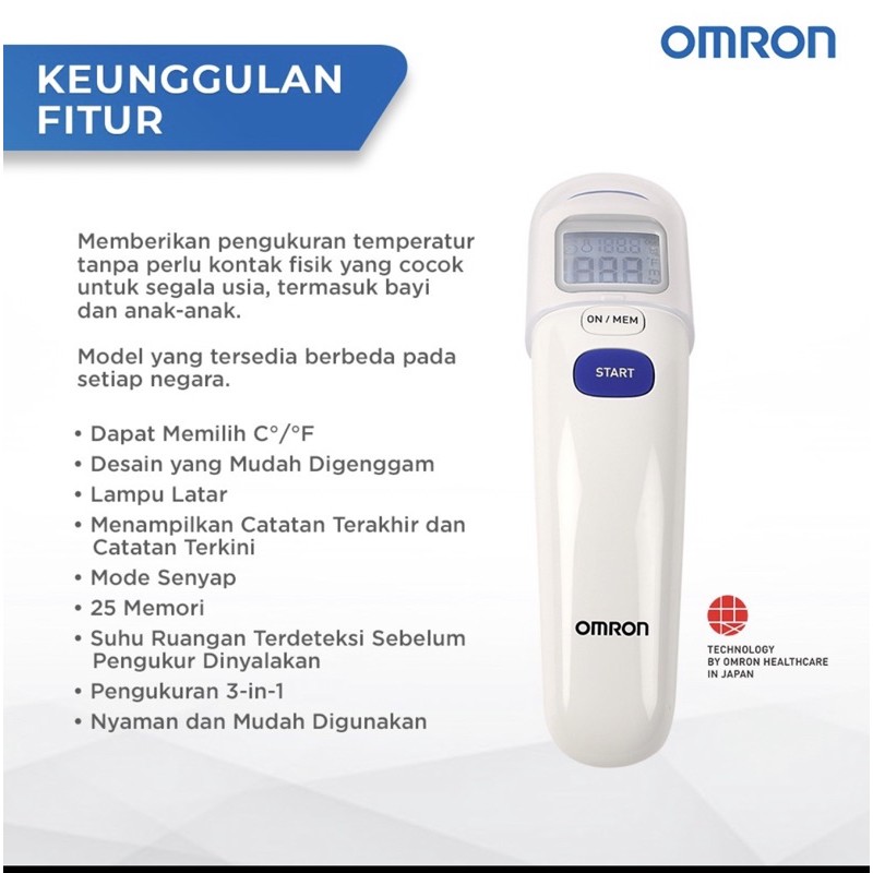 Termometer Omron Dahi MC-720