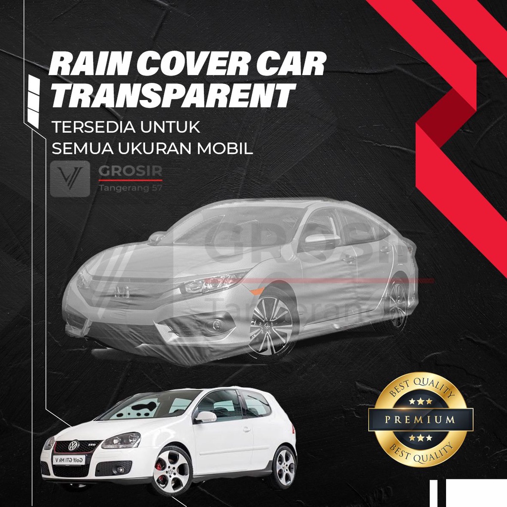 Sarung Mobil Transparan VW Golf MK5 / Body cover VW Golf MK5