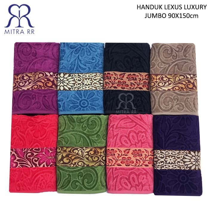 Handuk Lexus Luxury Jumbo 90 x 150 cm Handuk Hotel Mandi Cotton Toyoterry 90x150