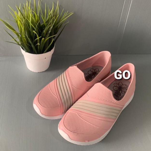 gos ATT SWL 480-SWP 480 Sepatu Karet Wanita Santai Slip On Anti Air Lentur Nyaman Kuat Ringan