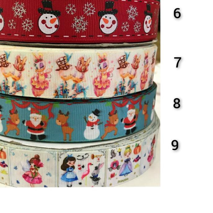 

GROSIR_JAKARTA 1 METER - 2.2 CM PITA GROSGRAIN MOTIF NATAL (7/8")