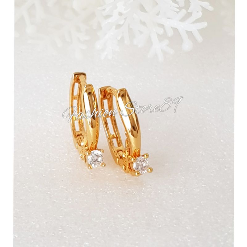 Impor Anting Dessy Fashion Perhiasan lapis emas 18k Anting Jessy Dewasa Xuping yaxiya