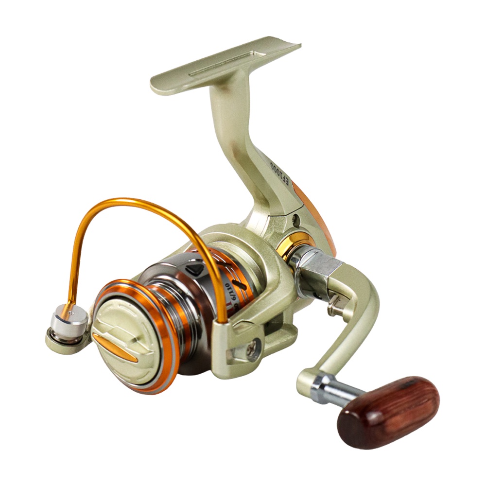 YUMOSHI REELSKING EF1000 Reel Pancing Spinning 12 Ball Bearing - Silver