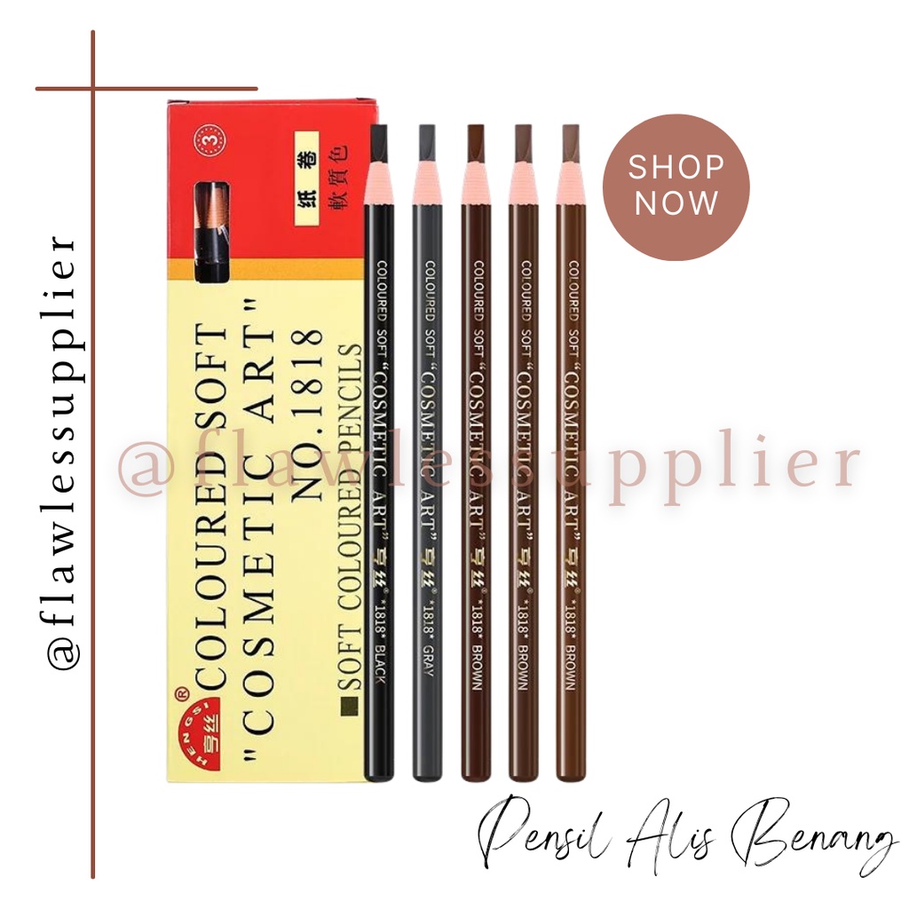 Pensil Alis Benang Untuk Sulam Alis / Pensil Sulam / Pensil Alis Benang / Pensil Alis Benang Hengsi 