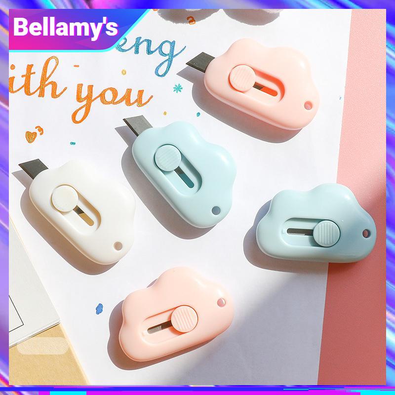 

COD ❤️ Mini Cutter Cloud Shape Cutter Kecil for School and Art Safety Cutter / Pisau Pemotong Kertas Mini Portable / Cutter Mini Untuk Alat Tulis Kantor-Bellamy's