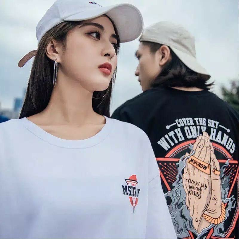 Arifirn Kaos Oversize Msicrow - Kaos Oversize Wanita dan Pria Murah