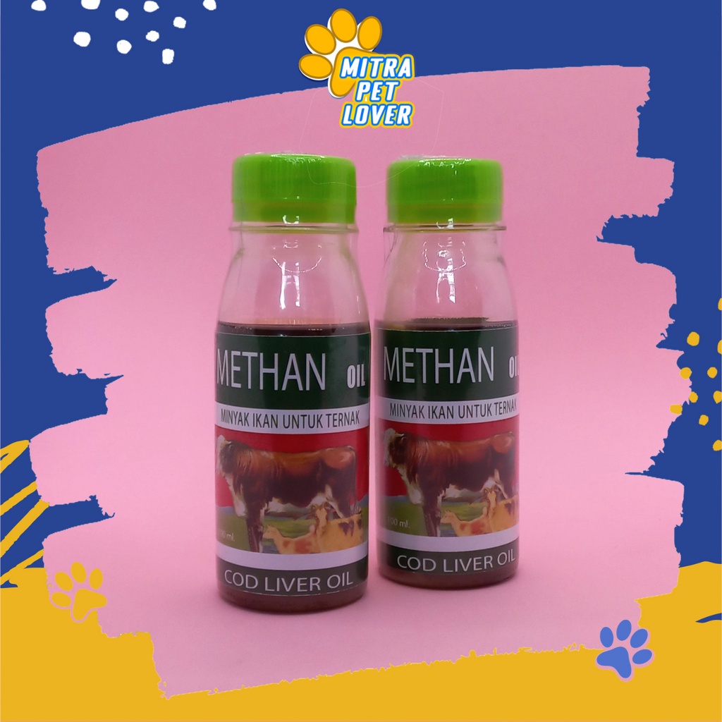 MINYAK IKAN UNTUK TERNAK - METHAN OIL 120 ML ORIGINAL - FUNGSI BANTU SIRKULASI DARAH SAPI KERBAU KAMBING KUDA - HILANGKAN GAS METHAN - MURAH - PET ANIMAL HEALTHCARE &amp; VETERINARY TAMASINDO OBAT KESEHATAN &amp; VITAMIN HEWAN BINATANG PELIHARAAN MITRAPETLOVER