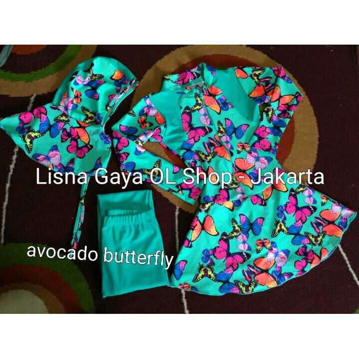 ---- Baju Renang Muslim Anak Terusan/ Baju Renang Muslim Anak Promo 