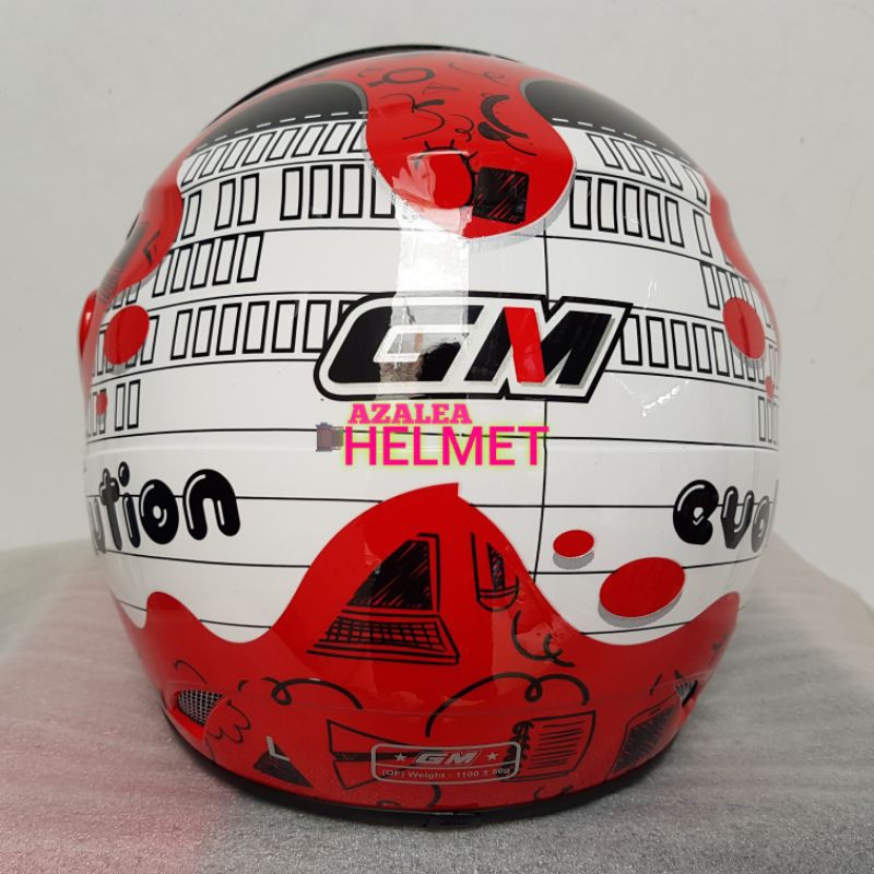 Helm GM EVO NOTE Merah Putih