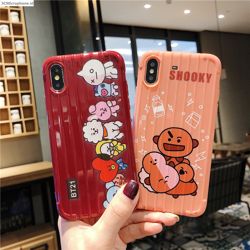 Casing Soft Case Karakter Anime BTS untuk Samsung A21S A51 A50 A50S