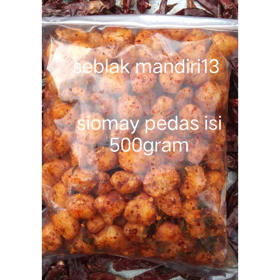 

siomay mini pedas makanan ringan cemilan pedas daun jeruk isi 500gram