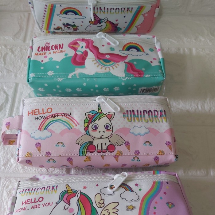

Sale!!! Tempat Pensil 2 Sleting Unicorn Murah