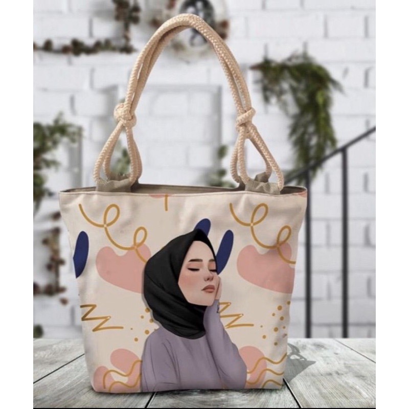 Tas Hijab Kanvas
