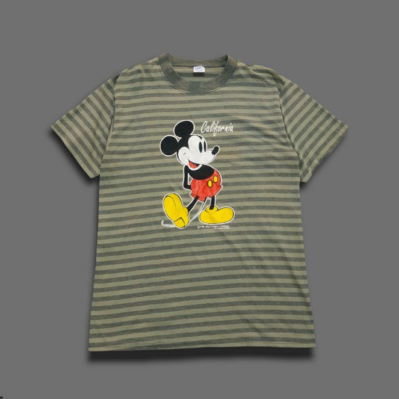 VINTAGE TSHIRT VELVA SHEEN MICKEY MOUSE 1980'S