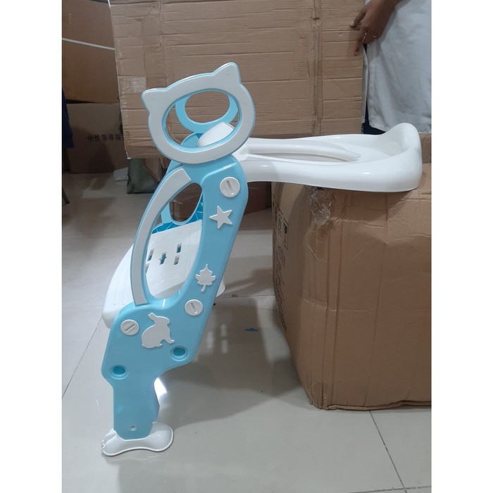 TANGGA BANTU TOILET ANAK Alat Bantu Closet Balita Tangga Bantu Dudukan Bayi Ladder Potty Training