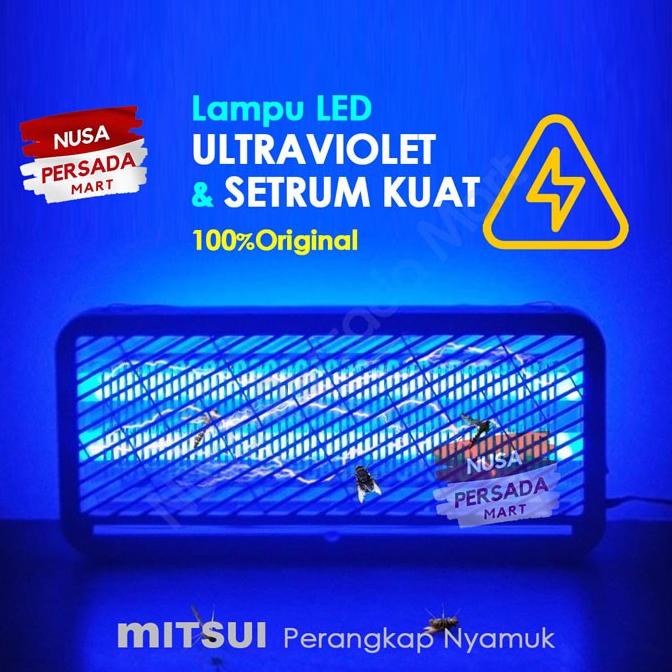 Mitsui - Mik 04 Perangkap Nyamuk Lalat Lampu Led Ultraviolet Elektrik